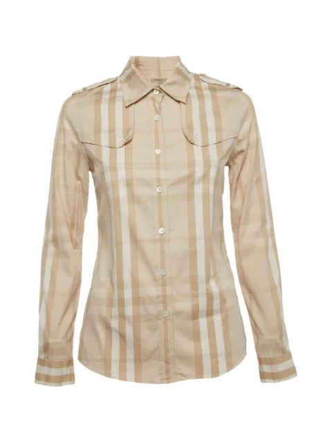 Burberry Pre-Owned Nova check-pattern shirt