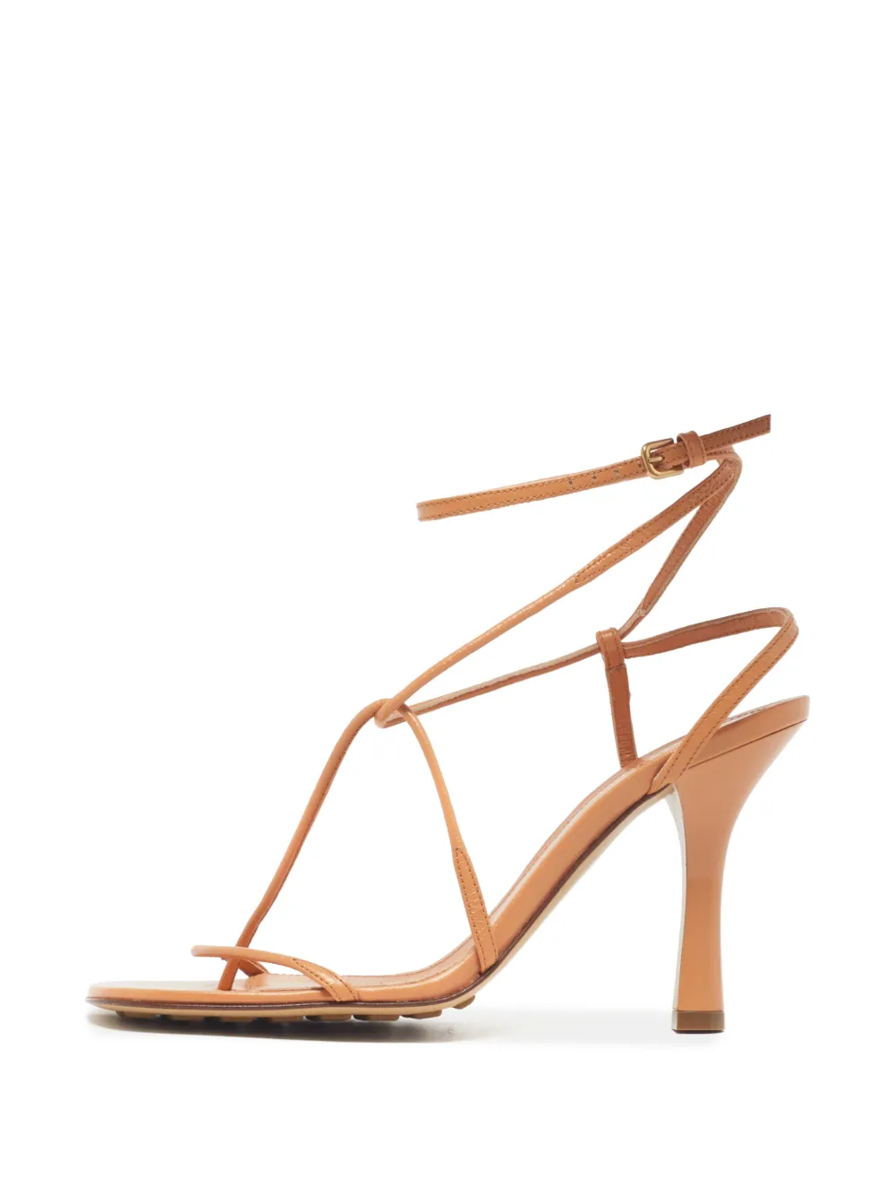 Bottega Veneta Pre-Owned Sandali Stretch con punta quadrata - Toni neutri