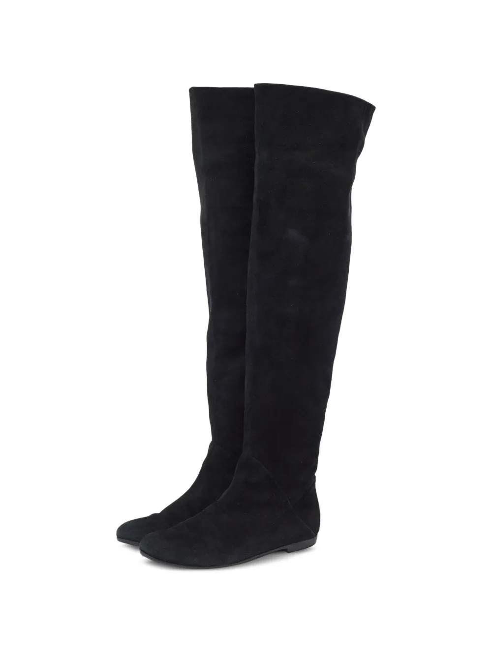Giuseppe Zanotti Vintage suede knee-length boots - Nero