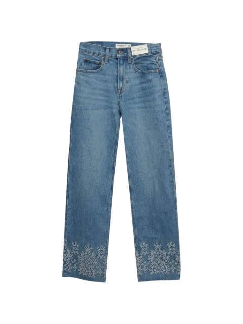 Abercrombie & Fitch 90's Relaxed embroidered jeans