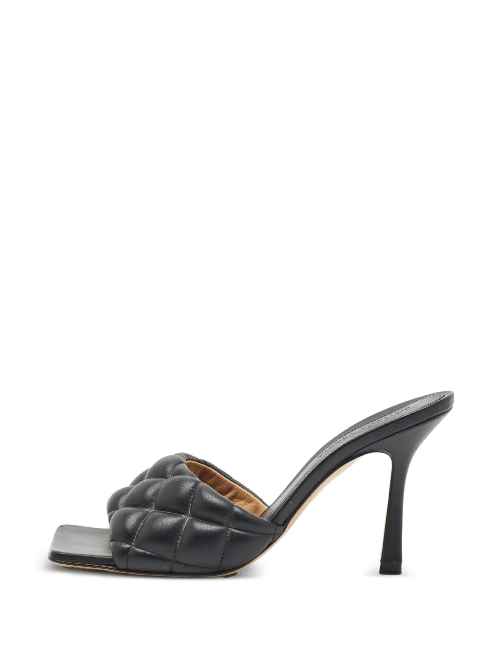 Bottega Veneta Pre-Owned Lido padded sandals - Nero