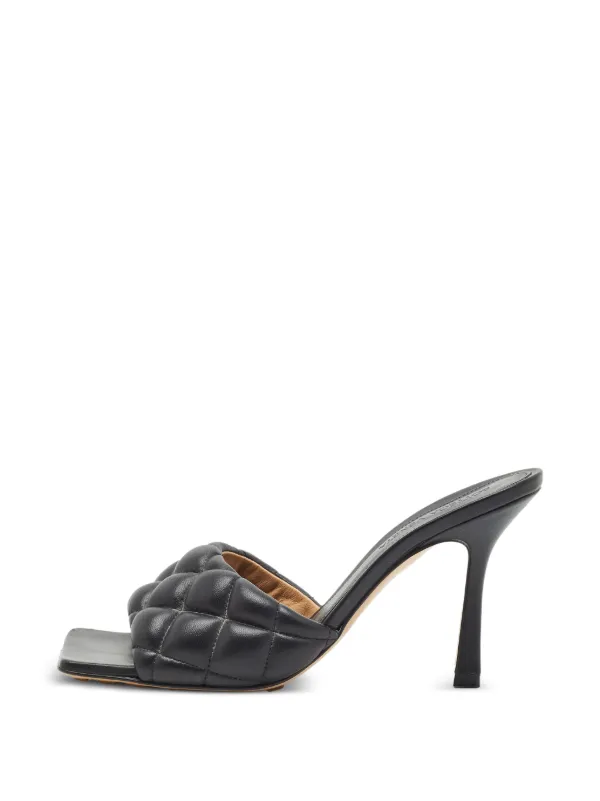 Bottega Veneta Pre-Owned Lido パデッドサンダル | ブラック