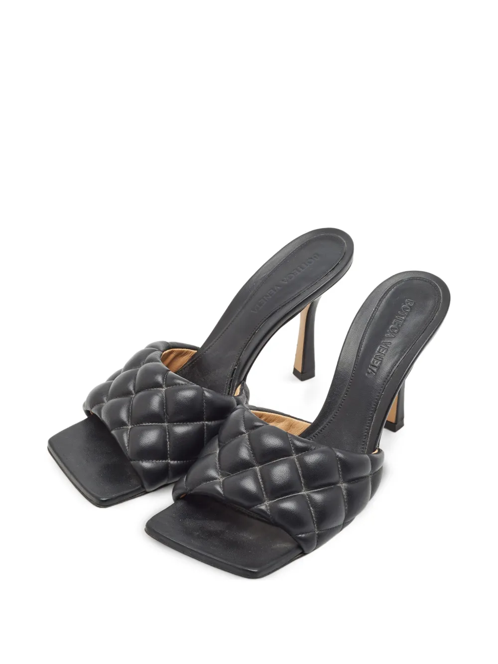 Bottega Veneta Pre-Owned Lido パデッドサンダル | ブラック