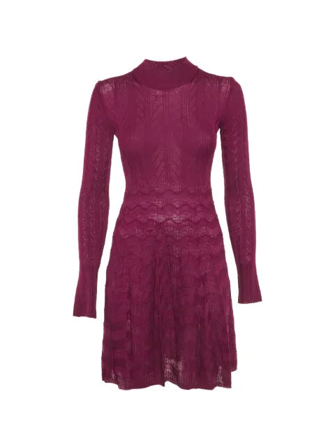 Missoni Pre-Owned vestido corto de ganchillo