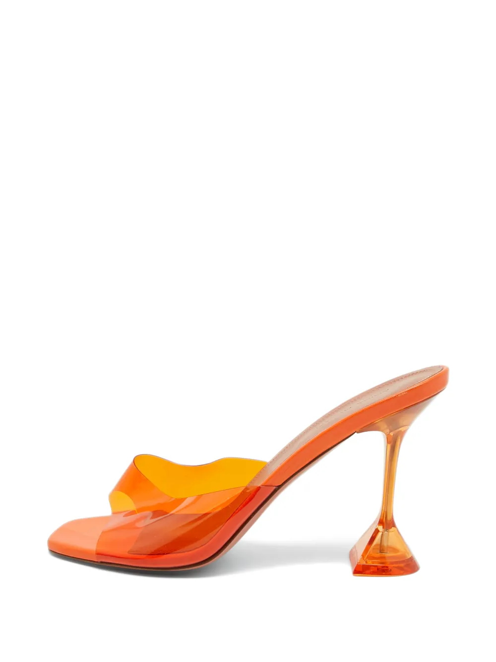 Amina Muaddi Lupita heeled sandals - Arancione