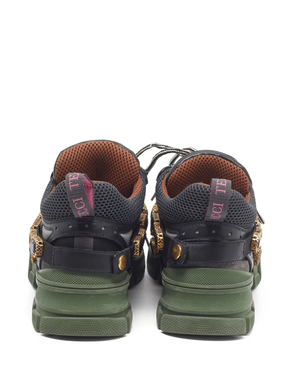 Gucci Pre-Owned フラッシュトレック ビジュートリム スニーカー