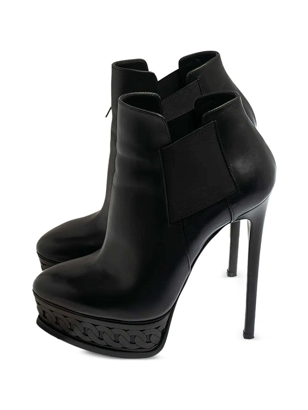 Casadei platform ankle boots - Nero