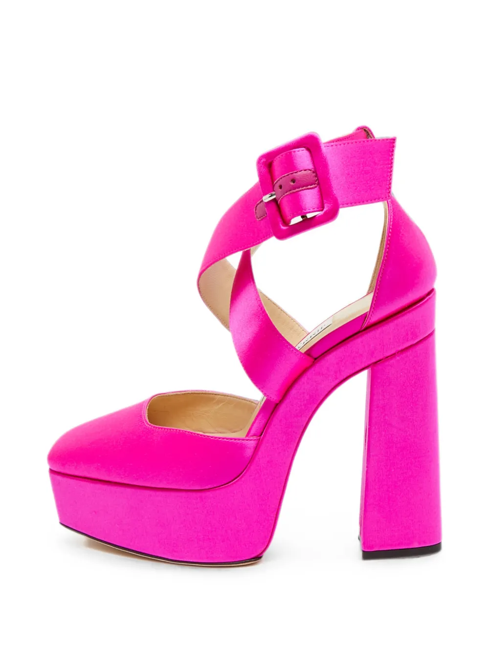 Jimmy Choo Pre-Owned escarpins Gaia à boucle - Rose