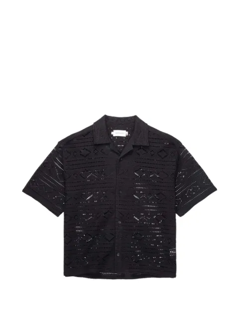 Honor The Gift pointelle crochet shirt