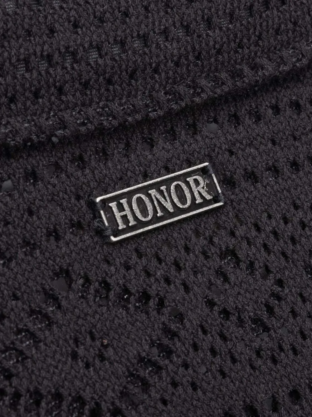 Honor The Gift Pointelle gehaakt overhemd Zwart