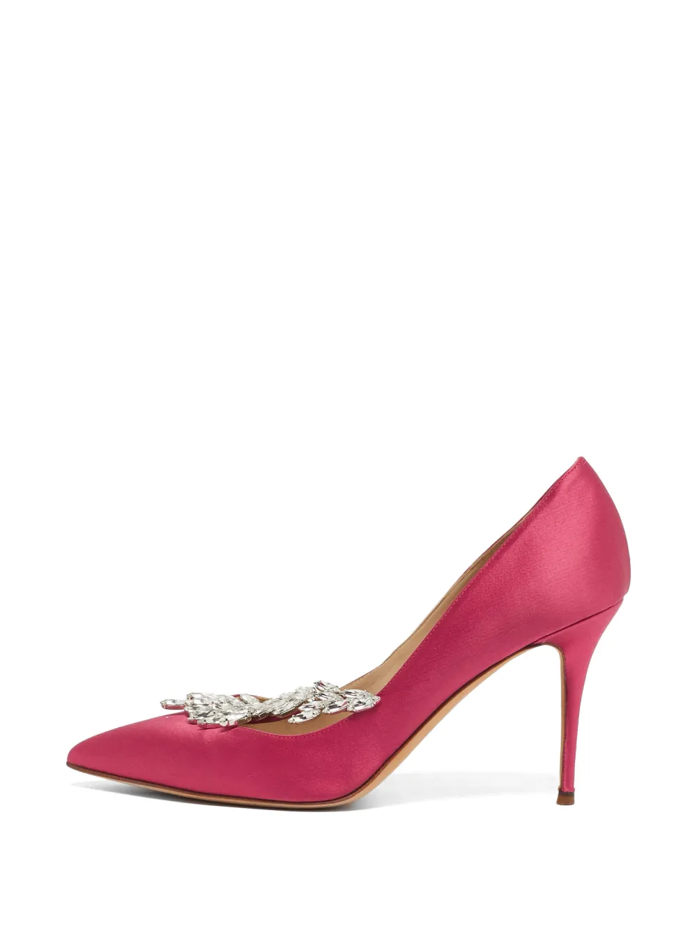 Manolo Blahnik Nadira crystal-embellished pumps - Rosa