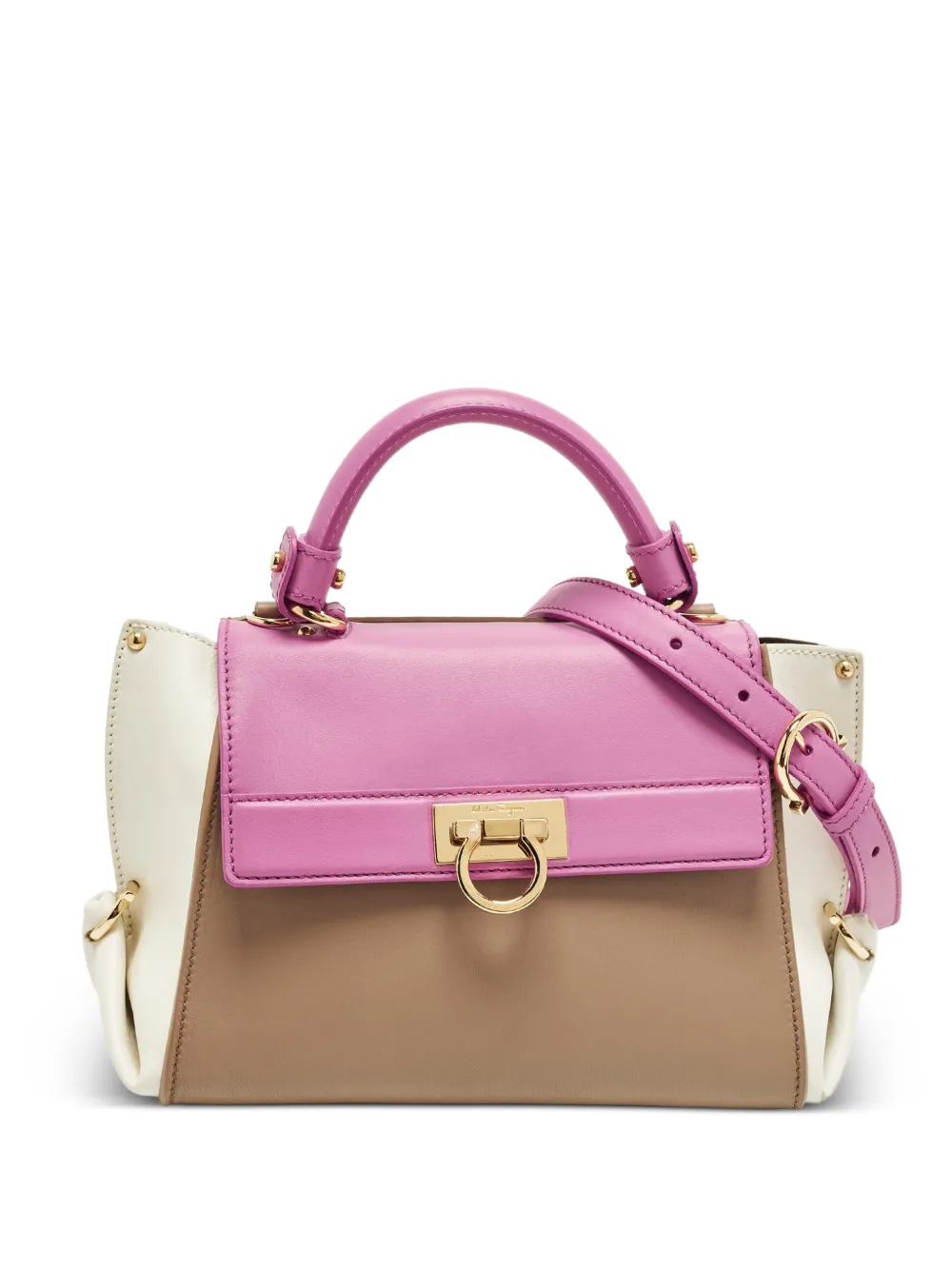 Ferragamo Pre-Owned small Sofia shoulder bag - Toni neutri