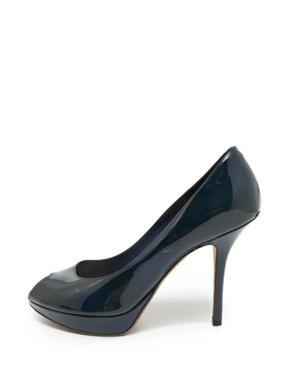 Christian Dior Pre-Owned Miss Dior peep-toe pumps - Blue