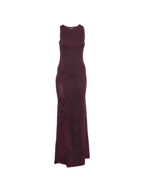 Just Cavalli Vintage round-neck sleeveless maxi dress