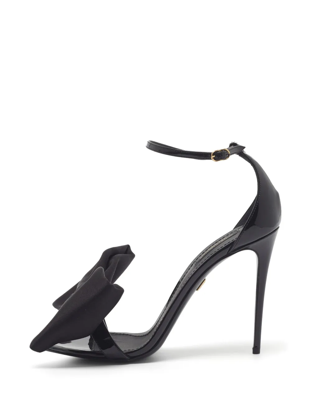 Dolce & Gabbana Pre-Owned Keira bow heeled sandals - Schwarz
