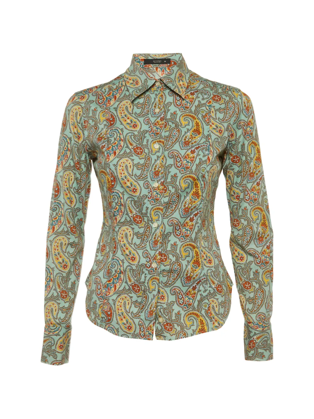 Etro Pre-Owned paisley-print shirt - Verde