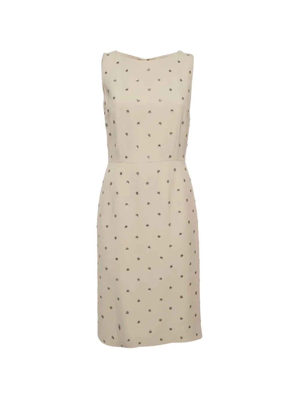 Dolce & Gabbana Pre-Owned embellished twill dress - Toni neutri