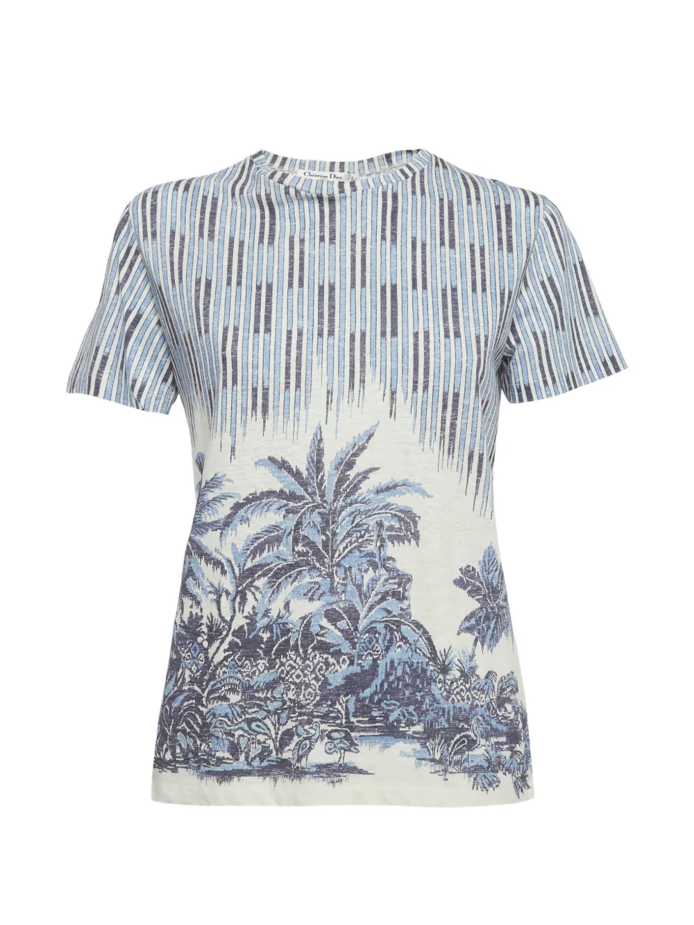 Christian Dior Pre-Owned printed T-shirt - Toni neutri