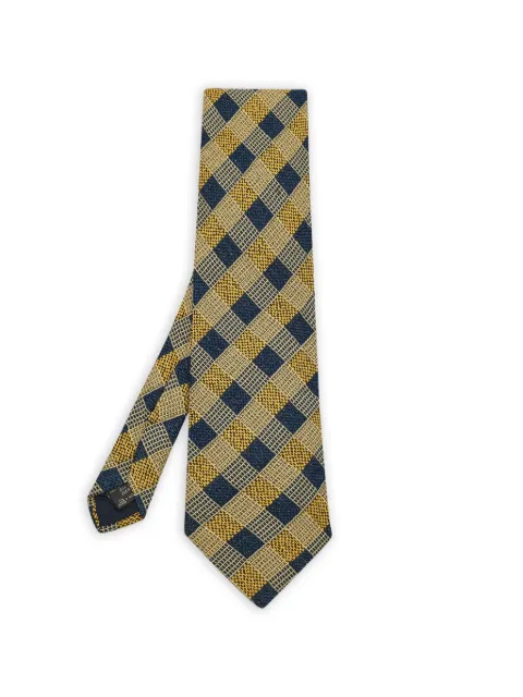 Ermenegildo Zegna Vintage corbata con cuadros estampados
