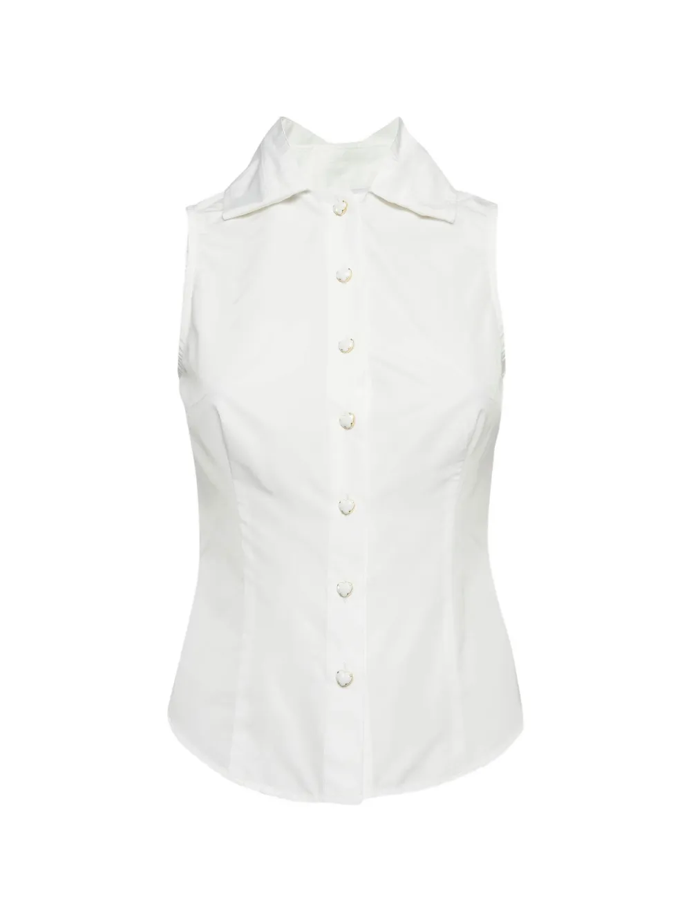 Moschino Pre-Owned sleeveless shirt - Bianco