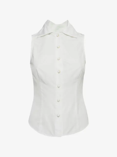 Moschino Pre-Owned sleeveless shirt