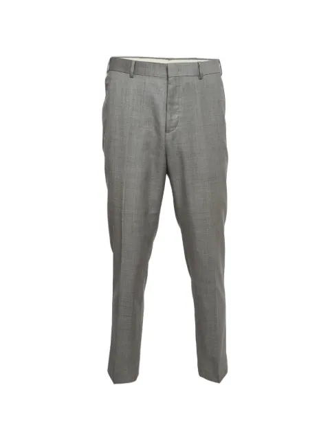 Balmain Pre-Owned Super 120's slim-fit wool trousers