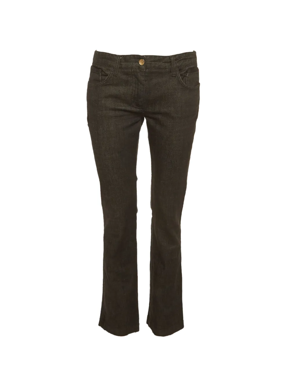 Dolce & Gabbana Pre-Owned satin-trim slim-fit jeans - Nero