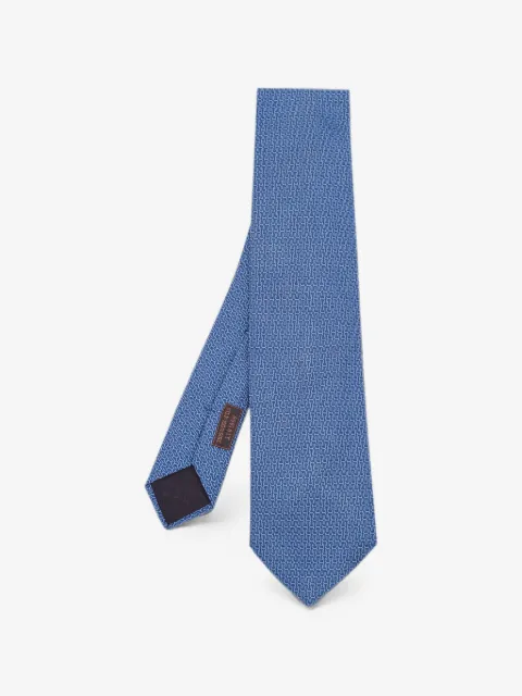 Hermès Pre-Owned printed tie