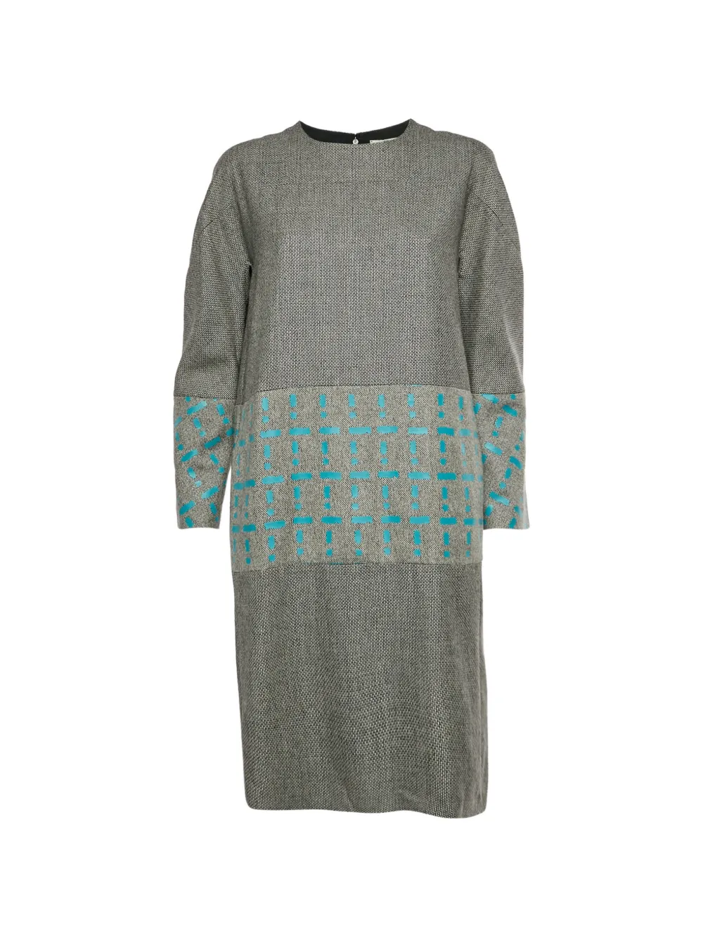 Fendi Pre-Owned Abito midi con stampa - Grigio