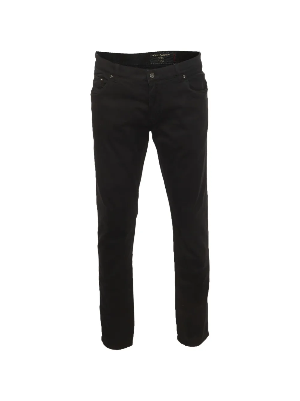 Dolce & Gabbana Pre-Owned Gold straight-fit jeans - Nero