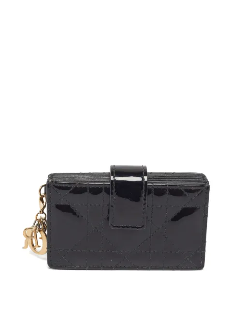 Christian Dior Pre-Owned 2018 Gusset quilted card holder