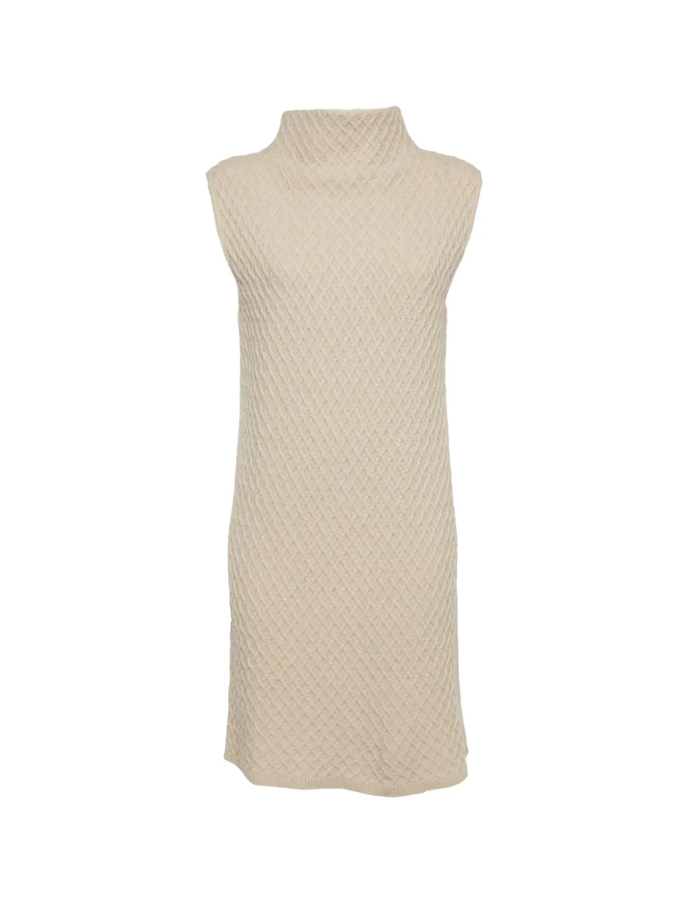 'S Max Mara sleeveless knitted midi dress - Toni neutri