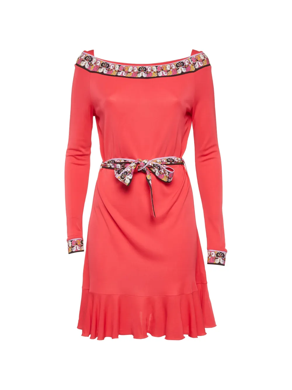 PUCCI Pre-Owned belted mini dress - Rosa
