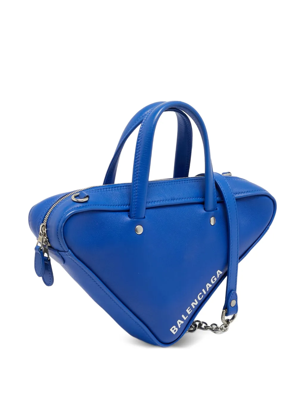 Balenciaga Pre-Owned Borsa a spalla Triangle Duffle - Blu