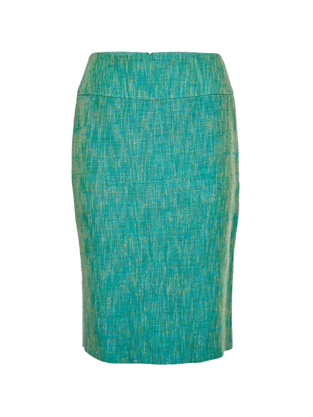 Dolce & Gabbana Pre-Owned tweed pencil midi skirt - Verde