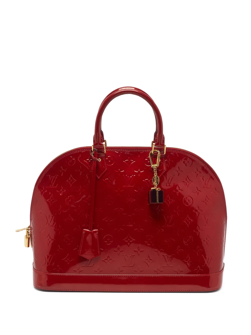 Louis Vuitton Pre-Owned 2010 Alma Monogram Vernis tote bag - Rosso