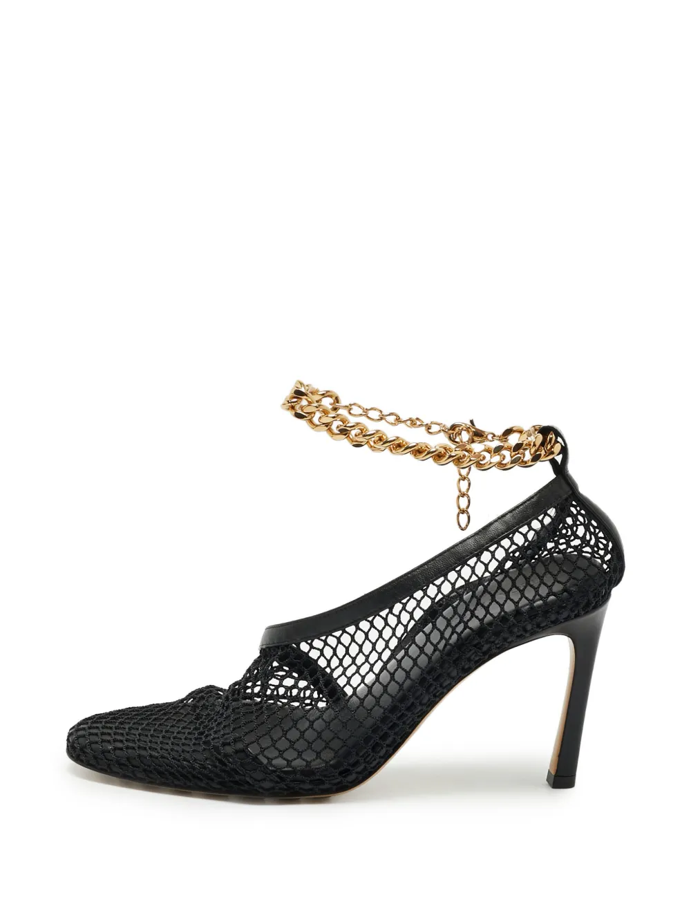 Bottega Veneta Pre-Owned Pumps Stretch con catena - Nero