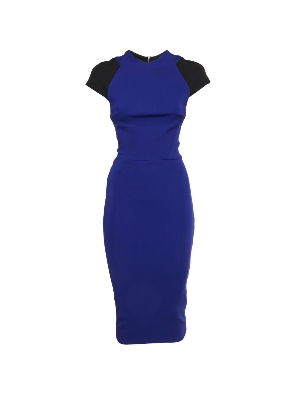 Victoria Beckham jersey sheath midi dress - Blu