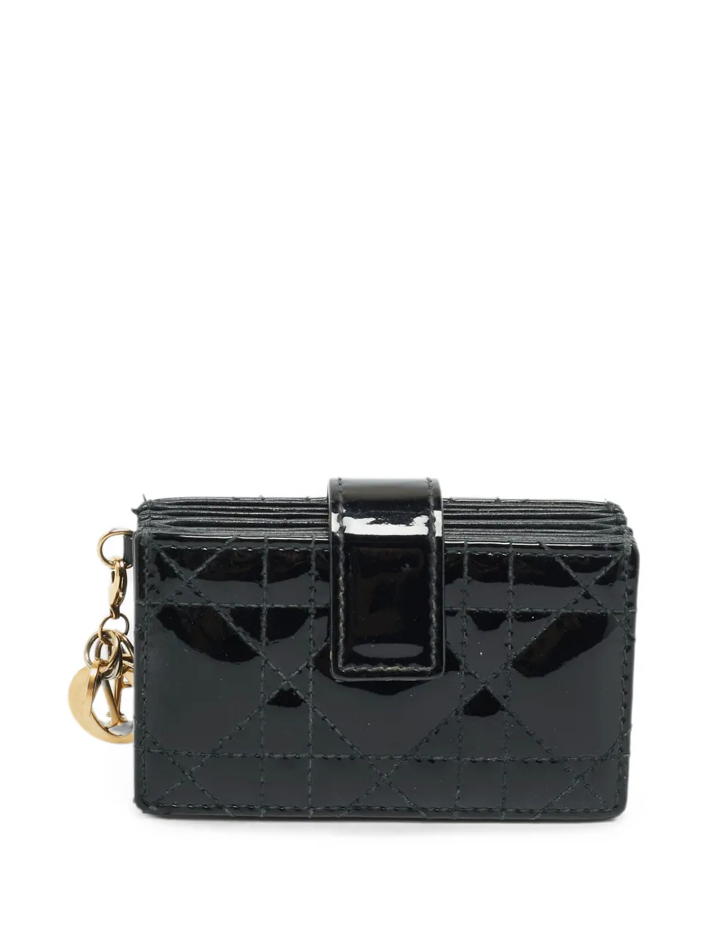 Christian Dior Pre-Owned Portacarte Lady Dior Cannage 2018 - Nero