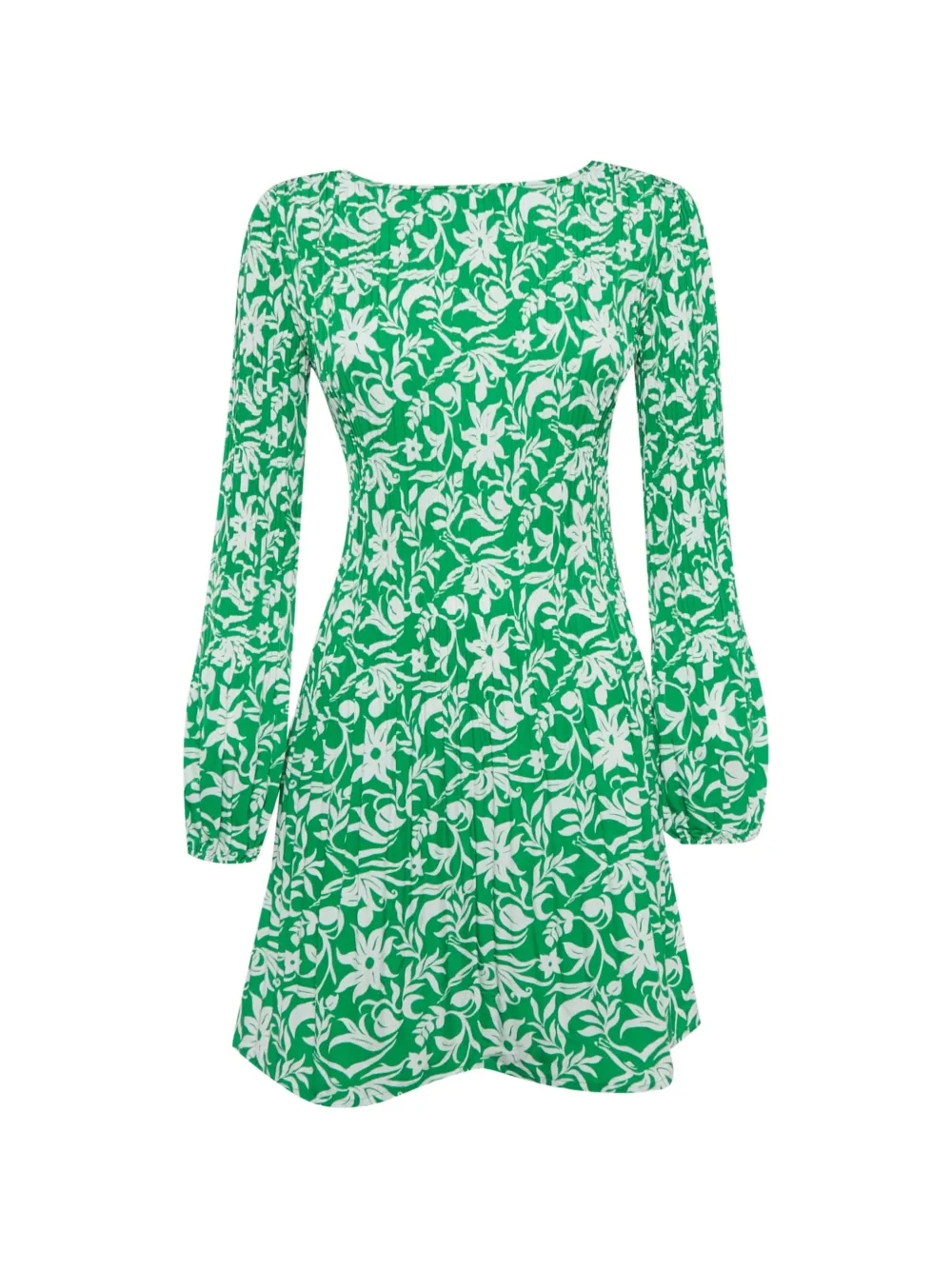 Maje floral-print mini dress - Verde