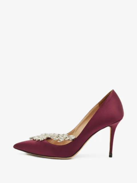 Manolo Blahnik Nadira crystal-embellished pumps