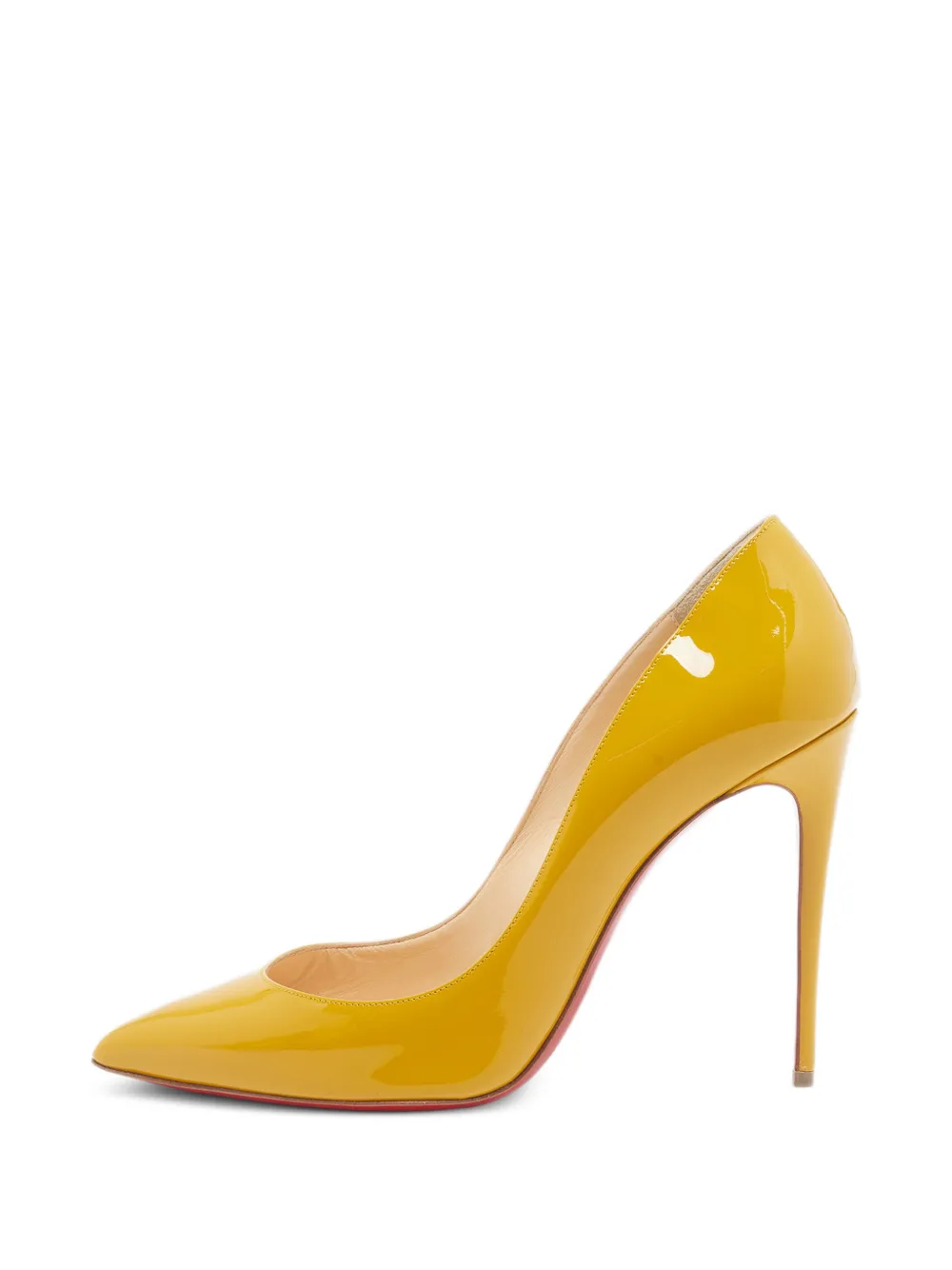Christian Louboutin Pre-Owned So Kate patent leather pumps - Gelb