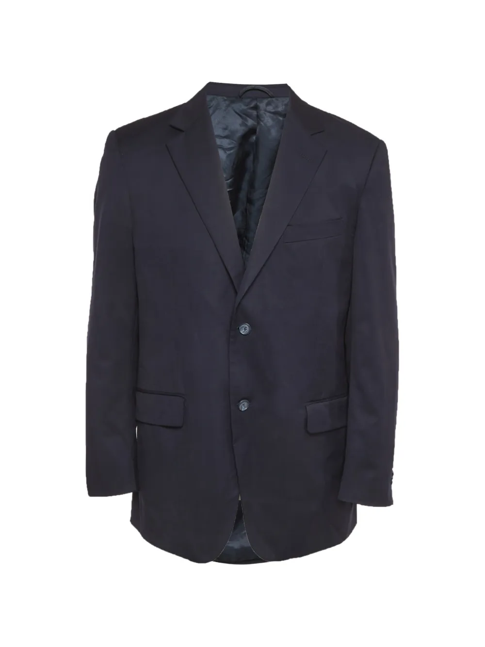 Balmain Pre-Owned single-breasted wool blazer - Blu