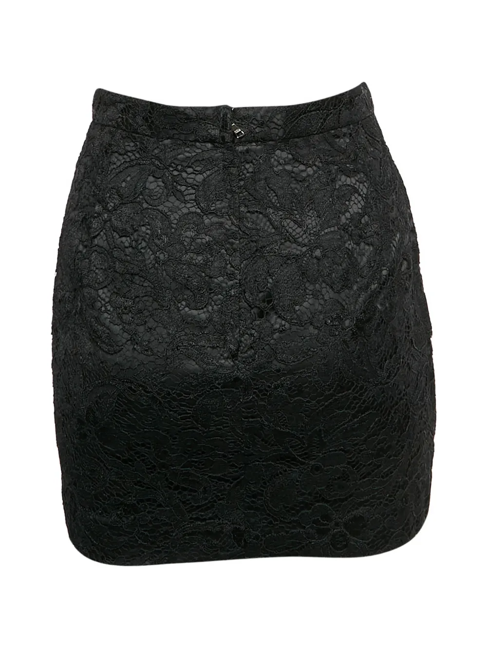 Dolce & Gabbana Pre-Owned lace zip-up miniskirt - Schwarz