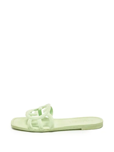 Gucci Pre-Owned Pantoletten mit GG-Logo