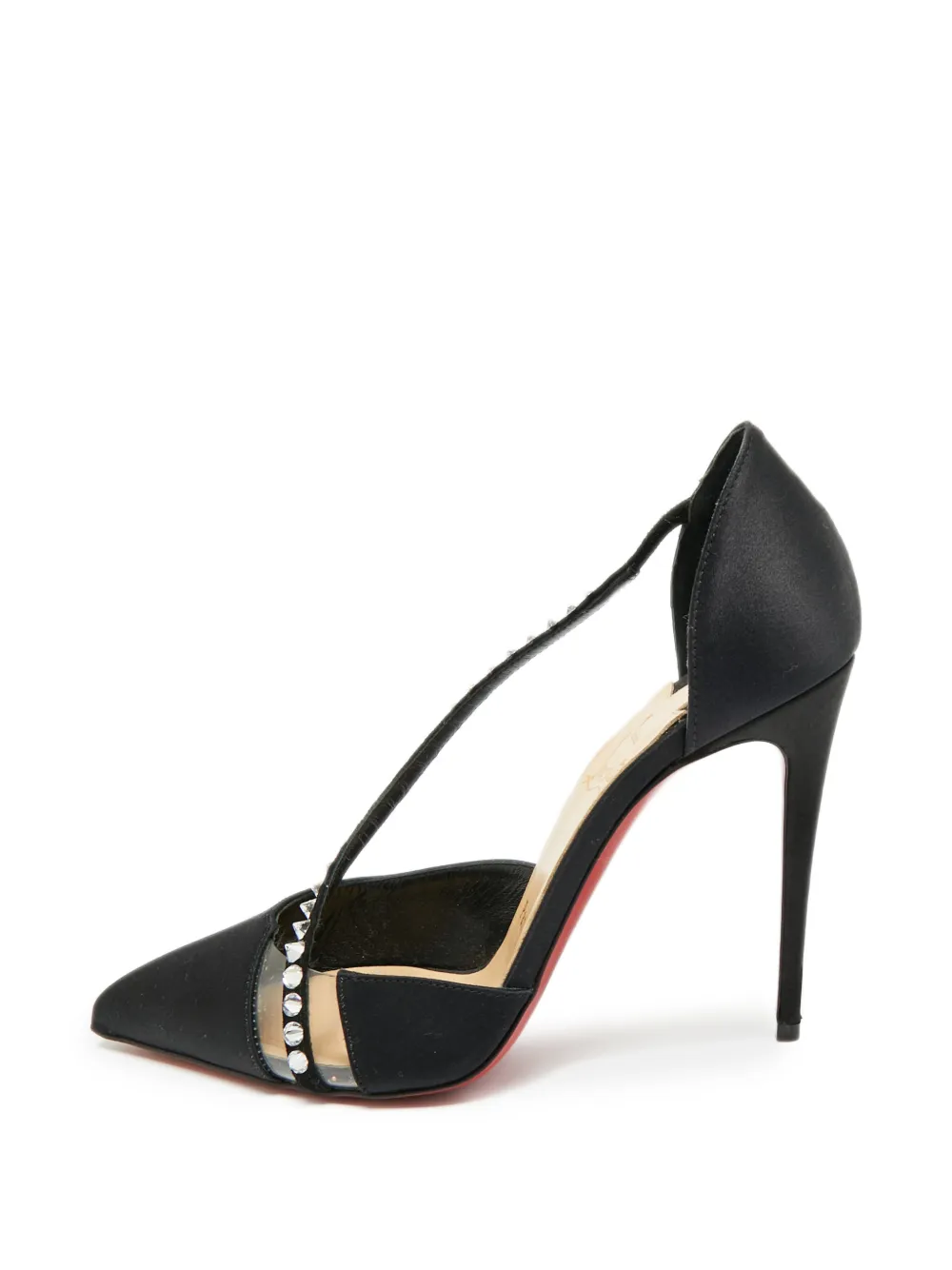 Christian Louboutin Pre-Owned Krystal Cross D'Orsay pumps - Schwarz