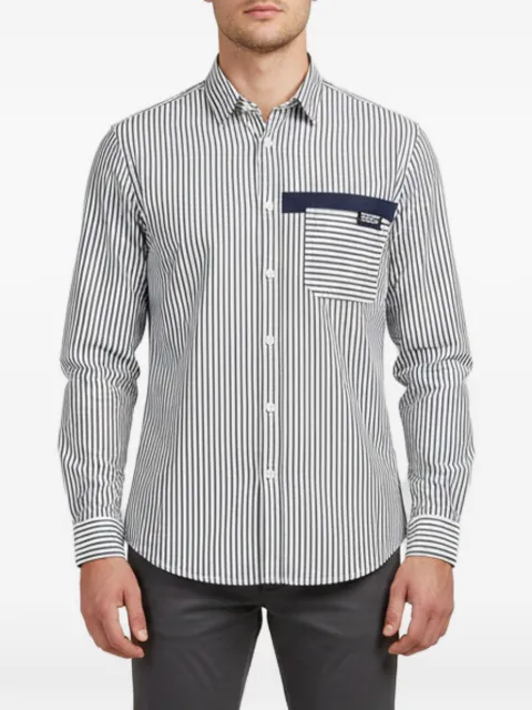 Burberry Pre-Owned striped chest-pocket shirt