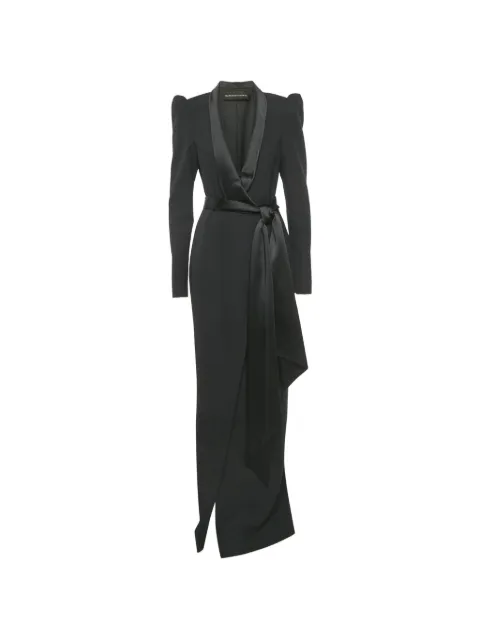 Alexandre Vauthier vestido largo de satén