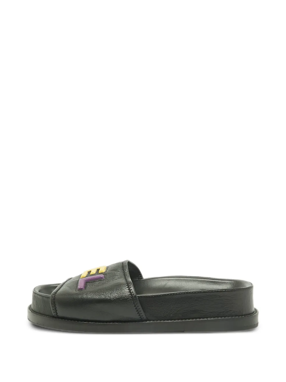 CHANEL Pre-Owned CC leather sandals - Black