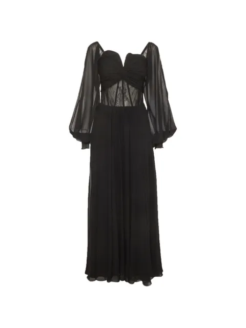JULEA DOMANI lace-detail maxi dress